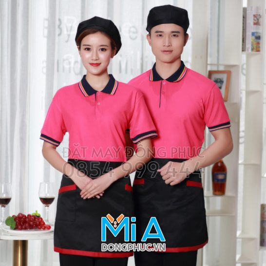 Đồng phục áo thun cổ bo trụ cài nút 300 Đồng phục áo thun cổ bo trụ cài nút 300