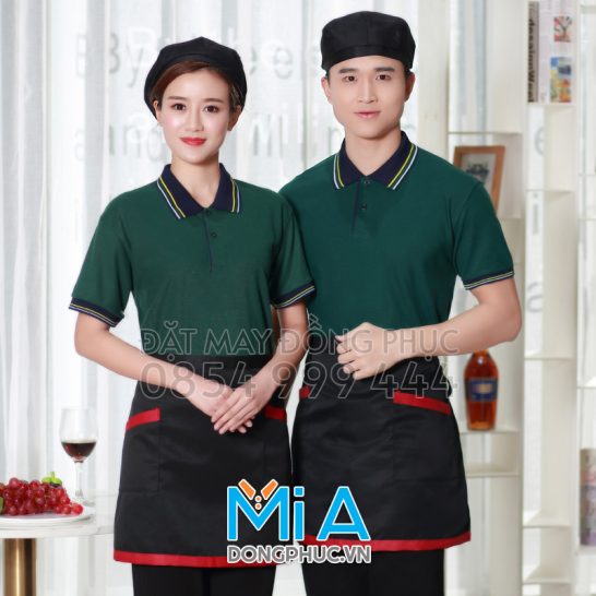 Đồng phục áo thun cổ bo trụ cài nút 303 Đồng phục áo thun cổ bo trụ cài nút 303