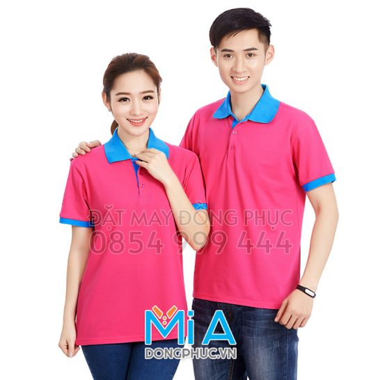 Đồng phục áo thun cổ bo trụ cài nút 314 Đồng phục áo thun cổ bo trụ cài nút 314