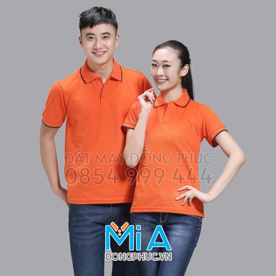 Đồng phục áo thun cổ bo trụ cài nút 317 Đồng phục áo thun cổ bo trụ cài nút 317