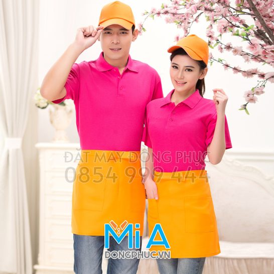 Đồng phục áo thun cổ bo trụ cài nút 321 Đồng phục áo thun cổ bo trụ cài nút 321