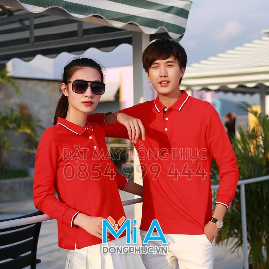 Đồng phục áo thun cổ bo trụ cài nút 327 Đồng phục áo thun cổ bo trụ cài nút 327