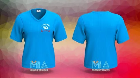 Làm đồng phục cổ tim FC Thanh Ngân
