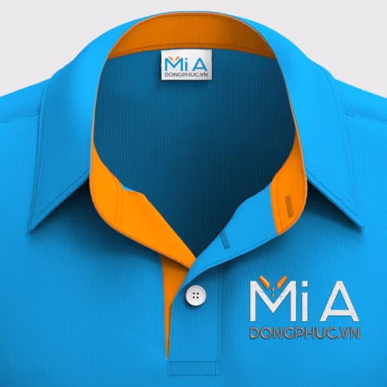 Mẫu áo thun đồng phục cổ sơ mi