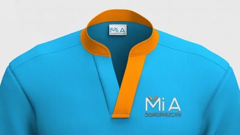 Áo thun đồng phục cổ tàu trụ hở chữ V Áo thun đồng phục cổ tàu trụ hở chữ V