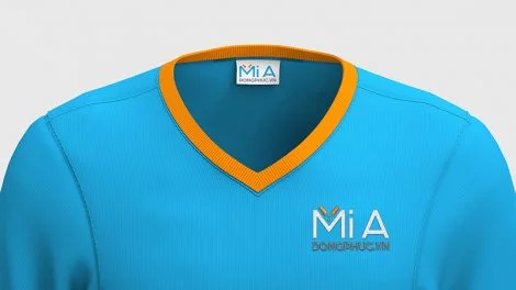 Áo thun đồng phục cổ tim Áo thun đồng phục cổ tim