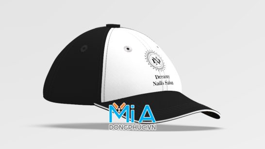 Đồng phục nón lưỡi trai màu xanh đen phối trắng