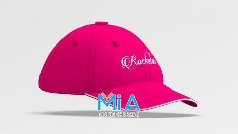 Mũ lưỡi trai đồng phục màu hồng sen Mũ lưỡi trai đồng phục màu hồng sen