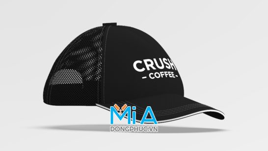 Nón lưỡi lưỡi trai đồng phục màu đen