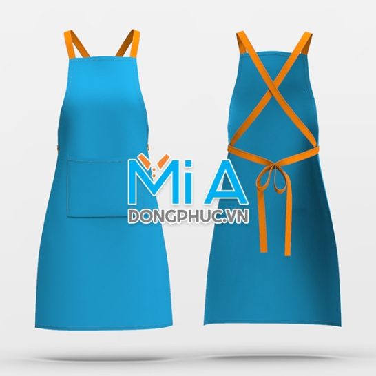 Tạp dề dài đeo vai dây chữ X