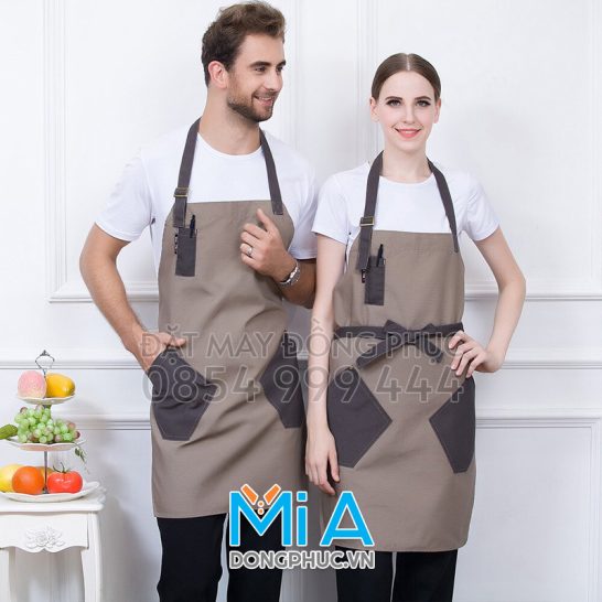 May tạp dề đồng phục uy tín