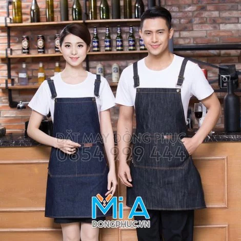 Tạp dề vải jean