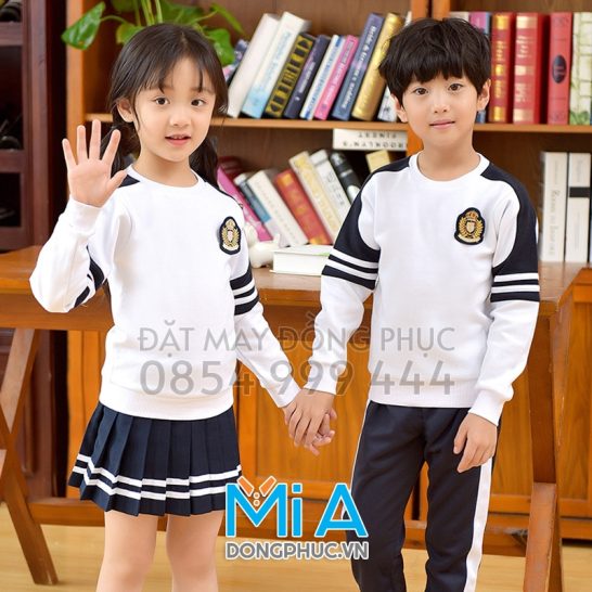 Mẫu thực tế đồng phục mầm non mẫu giáo