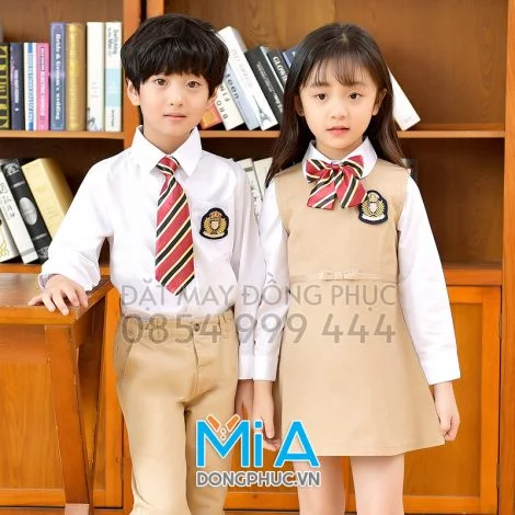 Mẫu thực tế đồng phục mầm non mẫu giáo