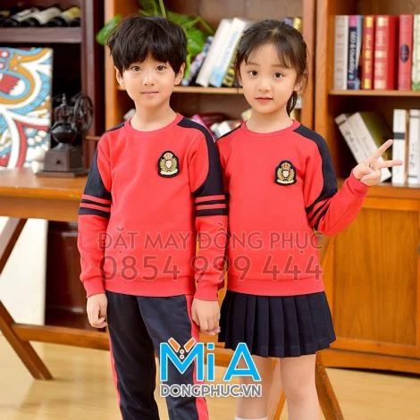 Mẫu thực tế đồng phục mầm non mẫu giáo
