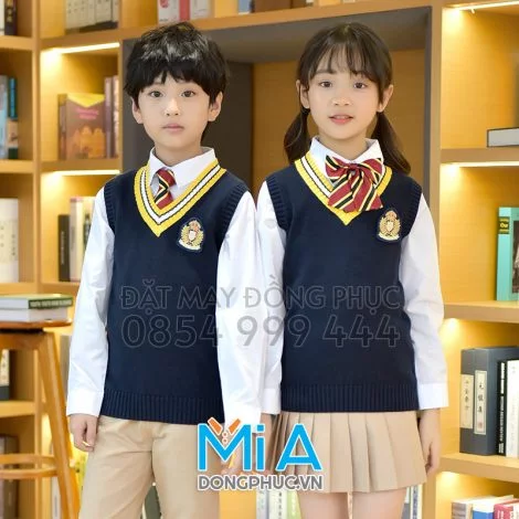 Mẫu thực tế đồng phục mầm non mẫu giáo