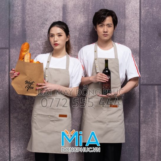 May tạp dề trà sữa gần Điện Biên