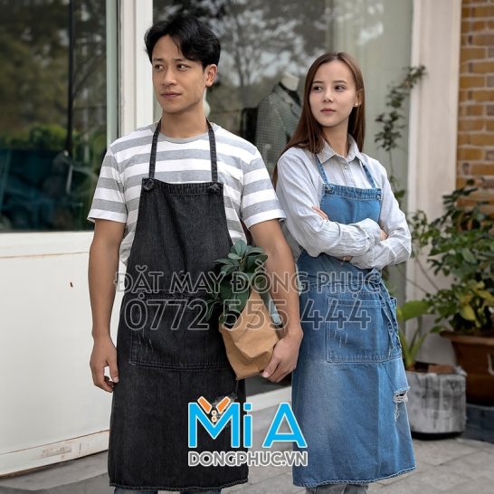 In tạp dề phục vụ gần Hà Giang