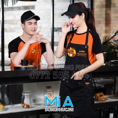 Thêu tạp dề quán cà phê ngay Đắk Nông Thêu tạp dề quán cà phê ngay Đắk Nông