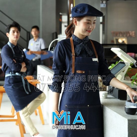 Xưởng thêu tạp dề bếp gần Quảng Ngãi