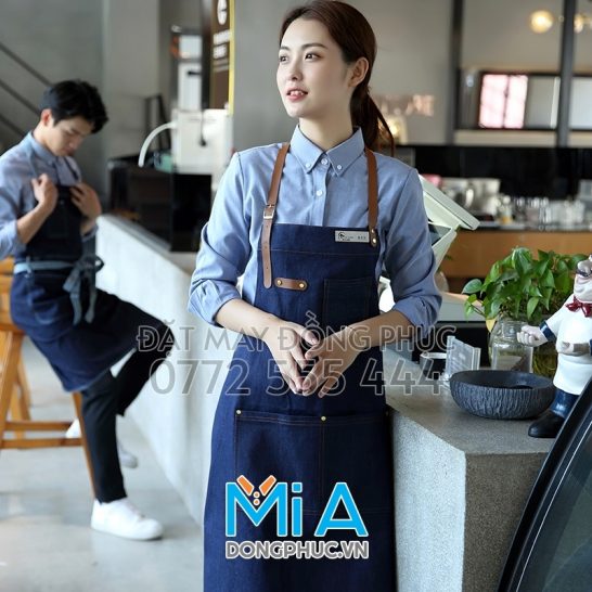 May tạp dề trà sữa tại Yên Bái