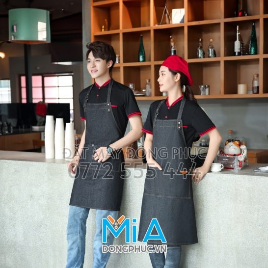 In tạp dề quán cà phê ngay Phú Yên