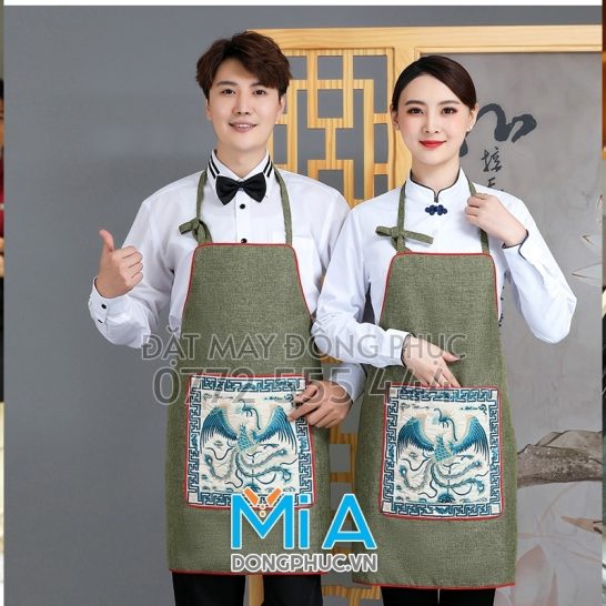 Xưởng thêu tạp dề làm bánh tại Lai Châu