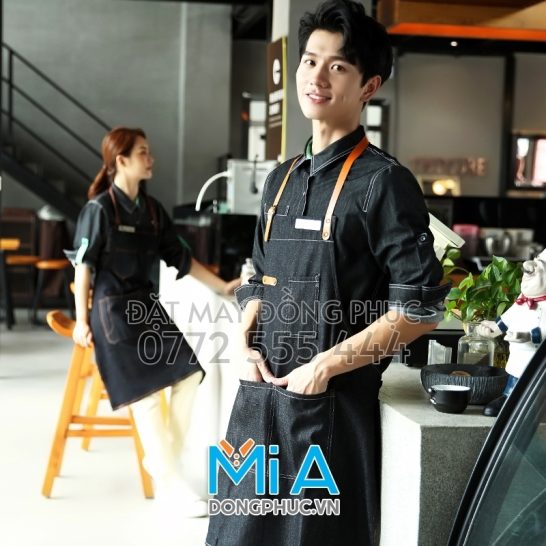 Xưởng thêu tạp dề dài gần Lạng Sơn