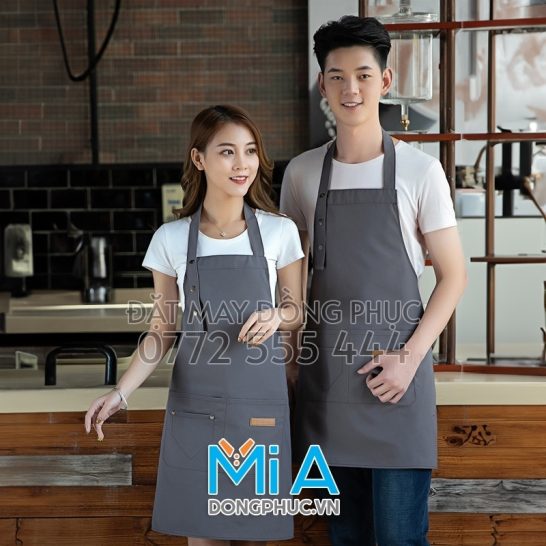 May tạp dề trà sữa ngay Hà Tây