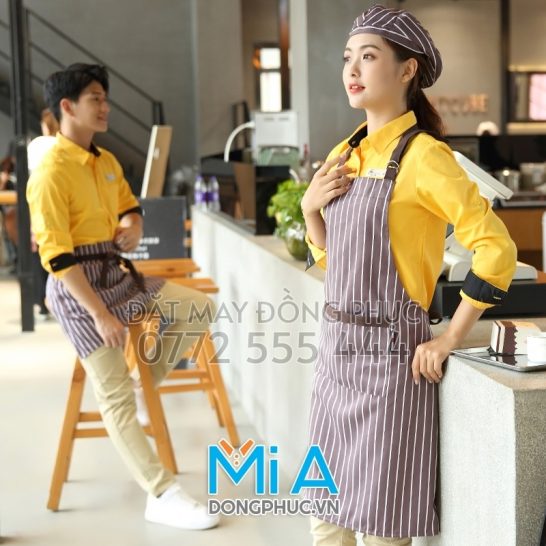Xưởng thêu tạp dề làm bánh ở Thái Nguyên