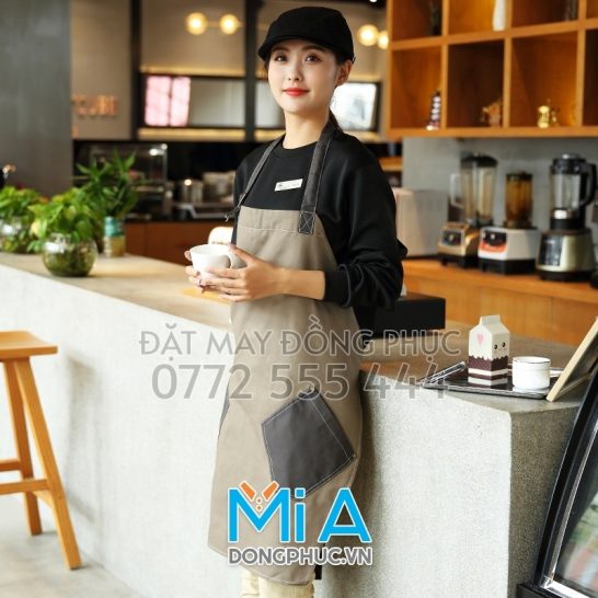 In tạp dề làm nail gần Saigon