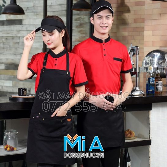 Xưởng thêu tạp dề quán cà phê tại Trà Vinh