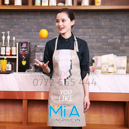 In tạp dề tiệm nail ở Hà Tĩnh