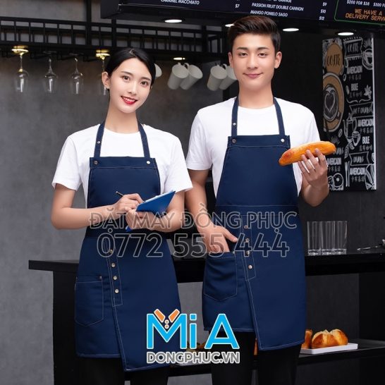 In tạp dề trà sữa ngay Bình Dương
