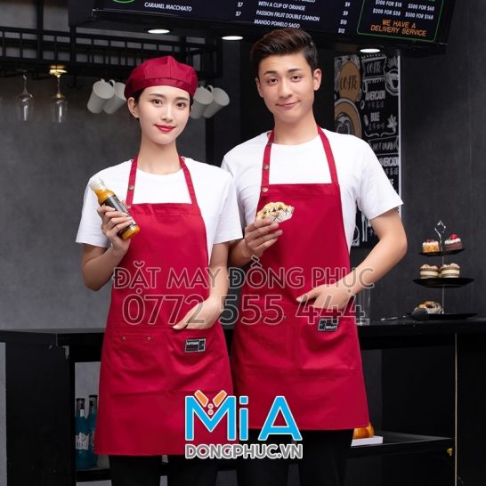 May tạp dề đồng phục ngay Phú Thọ