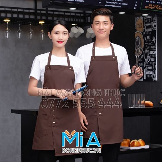 May tạp dề quán cà phê ở Thái Nguyên