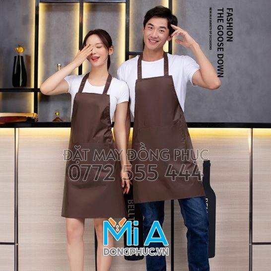 May tạp dề tiệm nail tại Điện Biên
