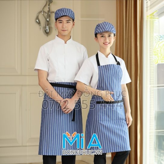 May tạp dề bếp ngay Hải Dương