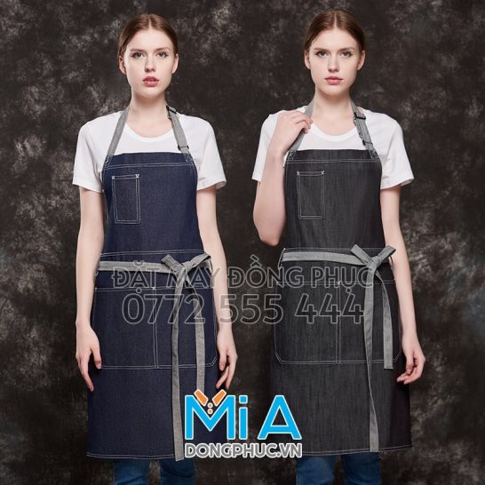 Xưởng thêu tạp dề quán cà phê ở Bắc Giang