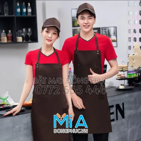 Tạp dề dài đeo cổ 430
