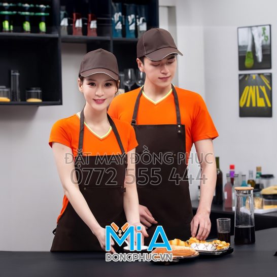May tạp dề đồng phục tại Bình Định