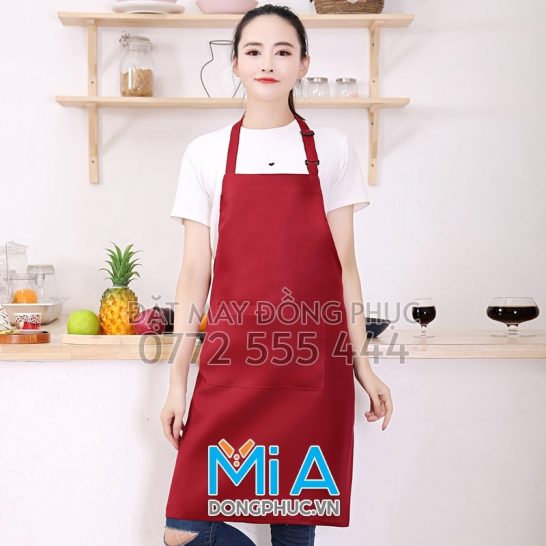 In tạp dề tiệm nail tại Vĩnh Long