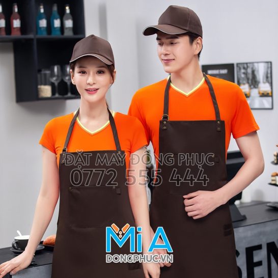 May tạp dề quán cà phê ở TpHCM