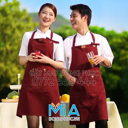 In tạp dề dài ngay Bình Định