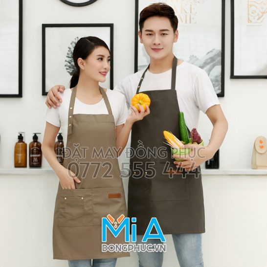 In tạp dề tiệm nail tại Bến Tre