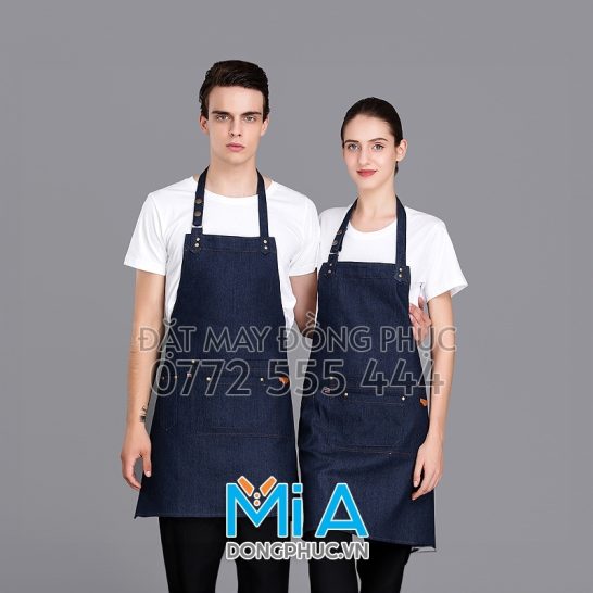 Thêu tạp dề quán cà phê ở Nghệ An