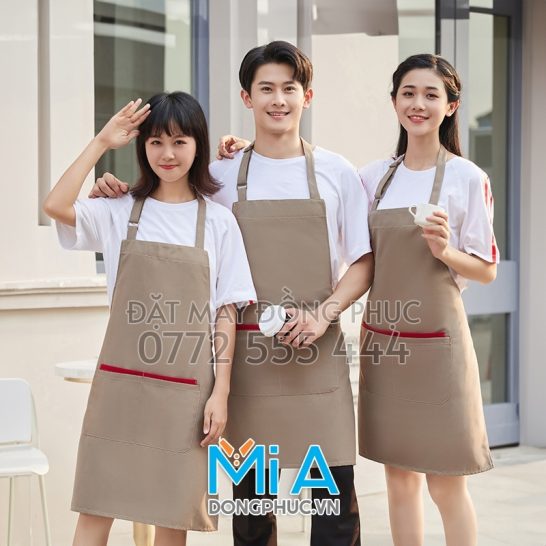 In tạp dề tiệm nail tại Thái Bình