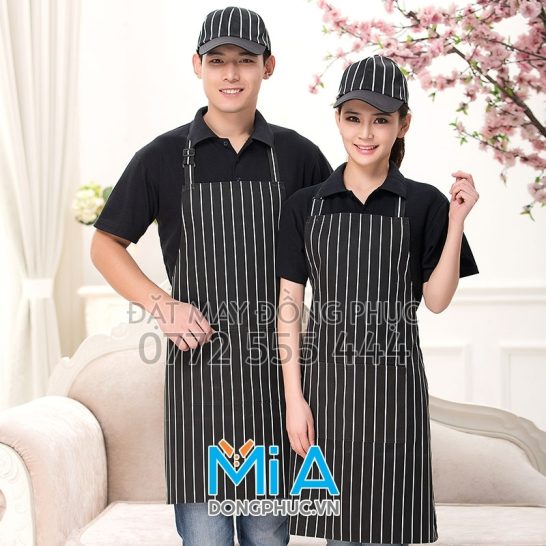 May tạp dề đồng phục ngay Lâm Đồng