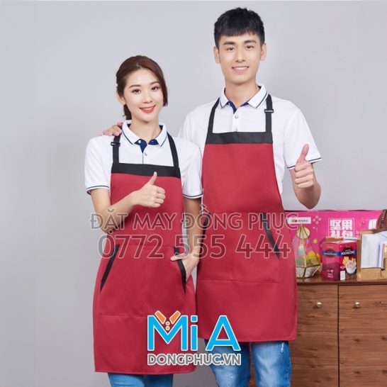 Xưởng thêu tạp dề đeo cổ ở Sài Gòn