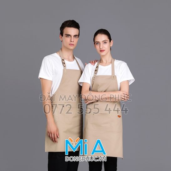 Xưởng thêu tạp dề trà sữa gần Cà Mau